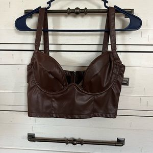 Leather top